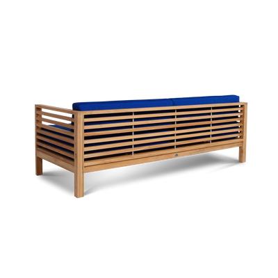 Summer Teak Outdoor Sofa with Sunbrella® Canvas Cushion