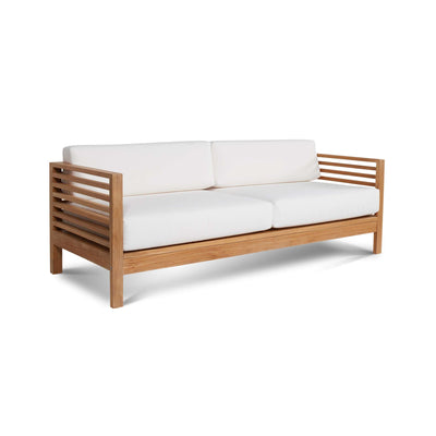 Summer Teak Outdoor Sofa with Sunbrella® Canvas Cushion