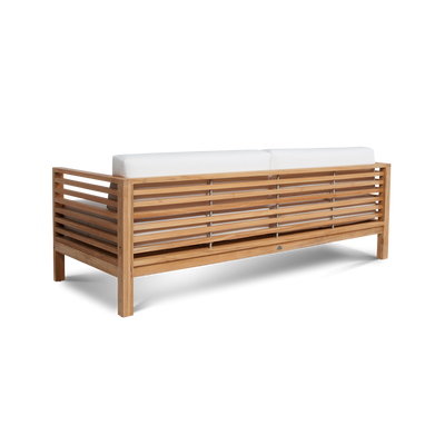 Summer Teak Outdoor Sofa with Sunbrella® Canvas Cushion