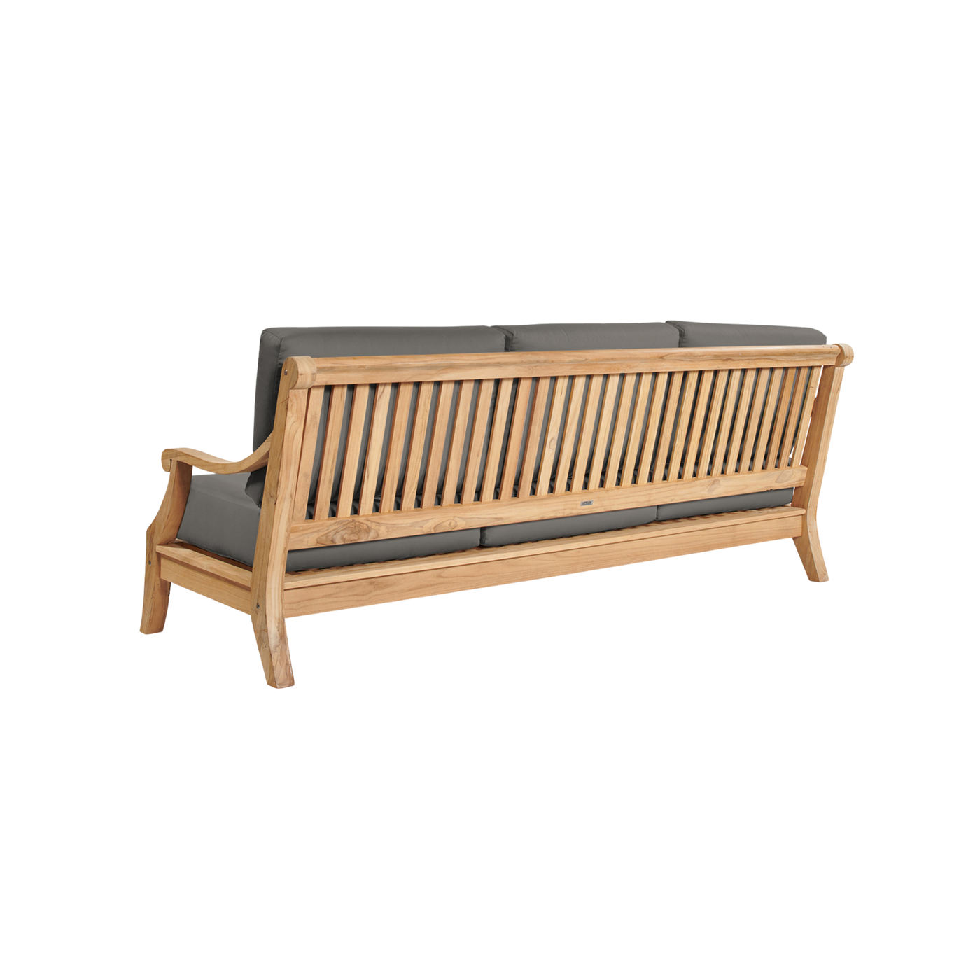 Sonoma 3-Person Teak Outdoor Sofa with Sunbrella® Antique Beige Cushion