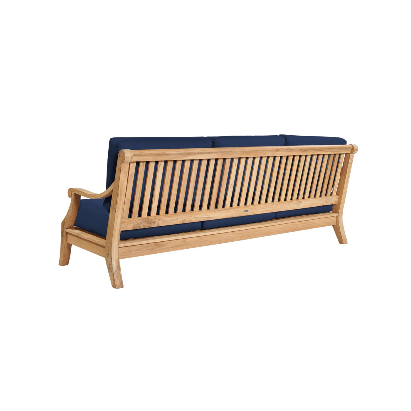 Sonoma 3-Person Teak Outdoor Sofa with Sunbrella® Antique Beige Cushion