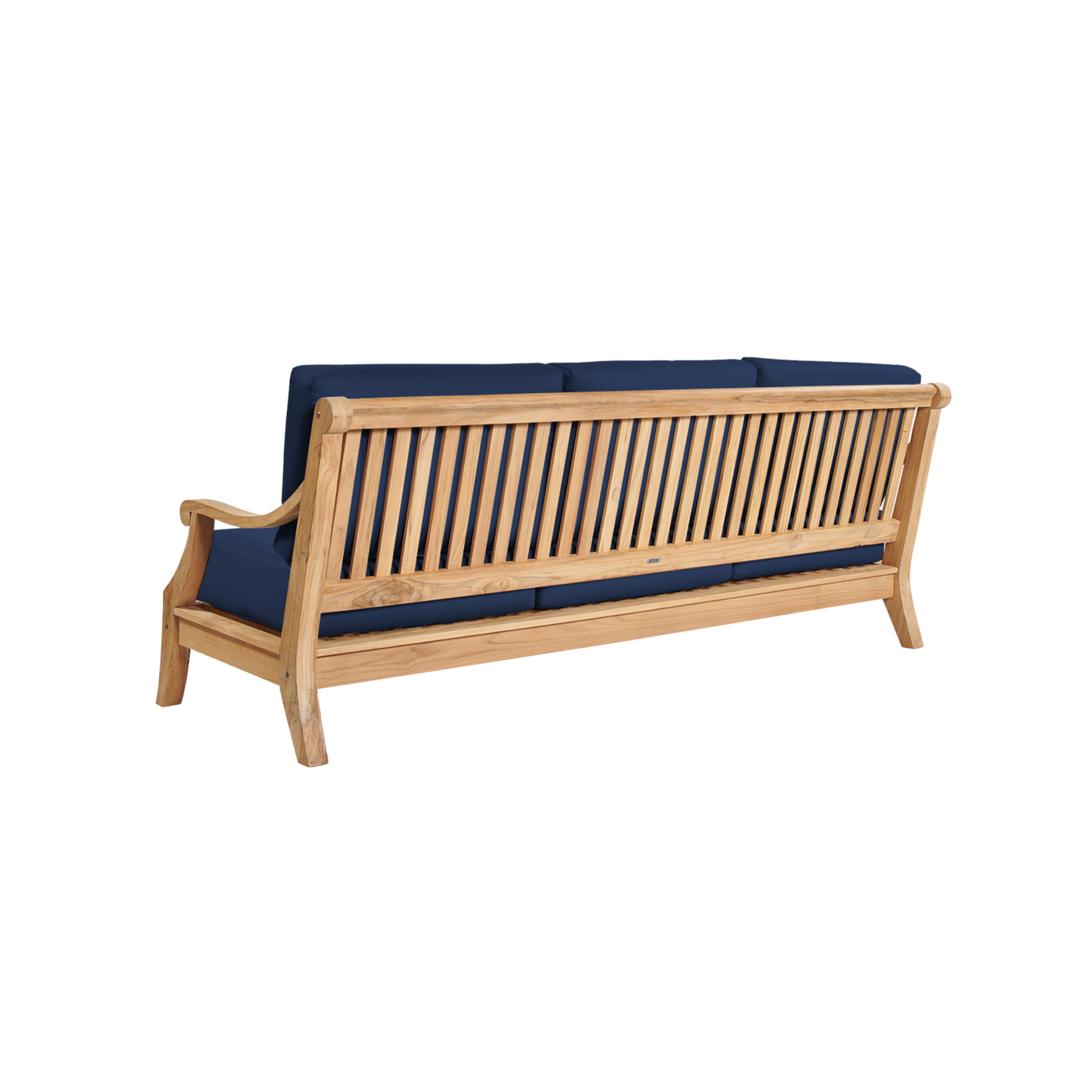 Sonoma 3-Person Teak Outdoor Sofa with Sunbrella® Antique Beige Cushion