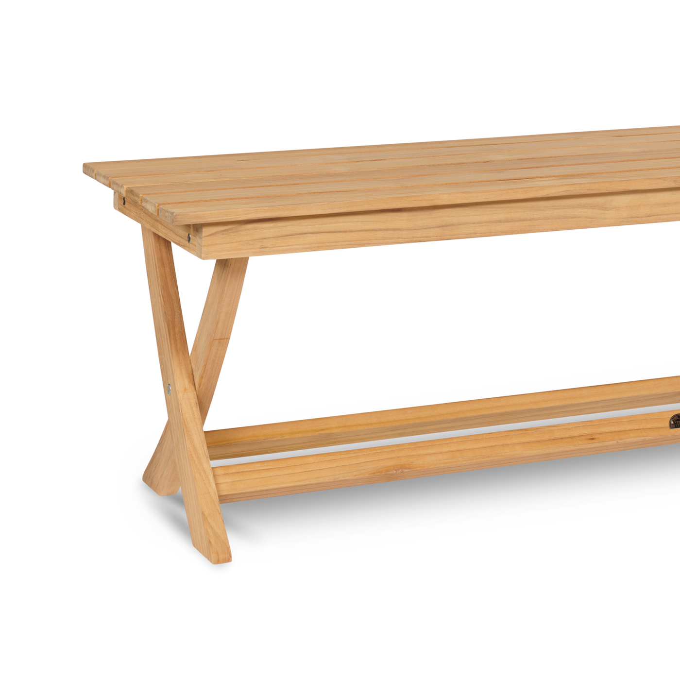 Picnic 3-Person Teak Outdoor Bench