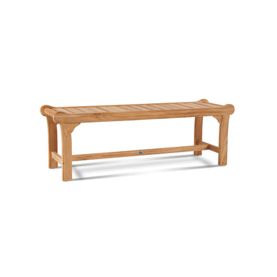 Park 2-Person Teak Outdoor Backless Bench