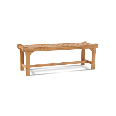 Park 2-Person Teak Outdoor Backless Bench
