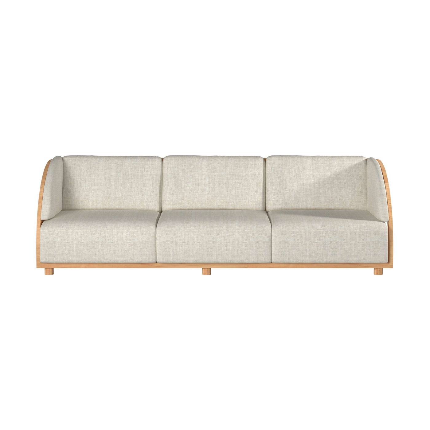 Sunburst Teak Outdoor Sofa with Sunbrella® Cushion