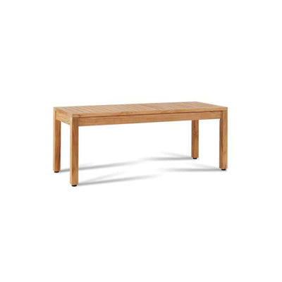Dane 2-Person Teak Outdoor Backless Bench