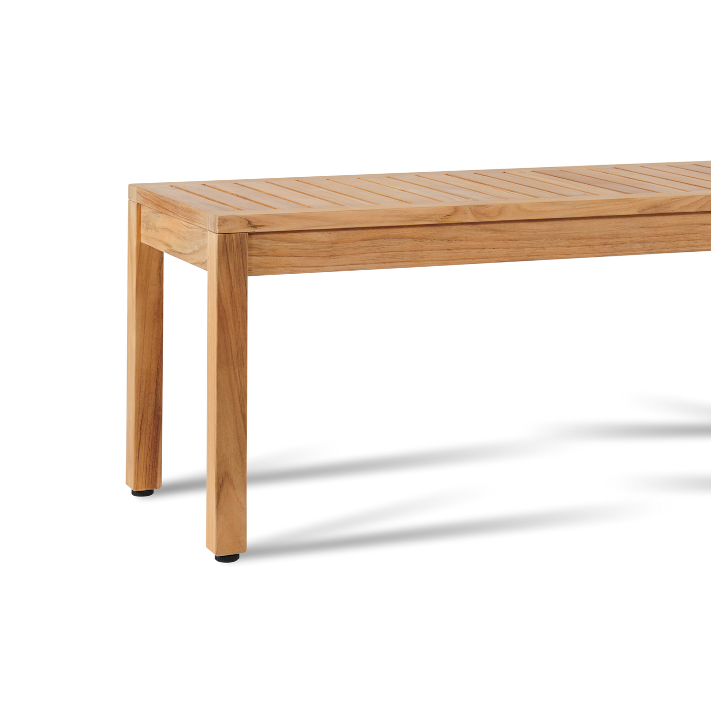 Dane 2-Person Teak Outdoor Backless Bench