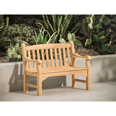 Colton 2-Person Teak Outdoor Bench