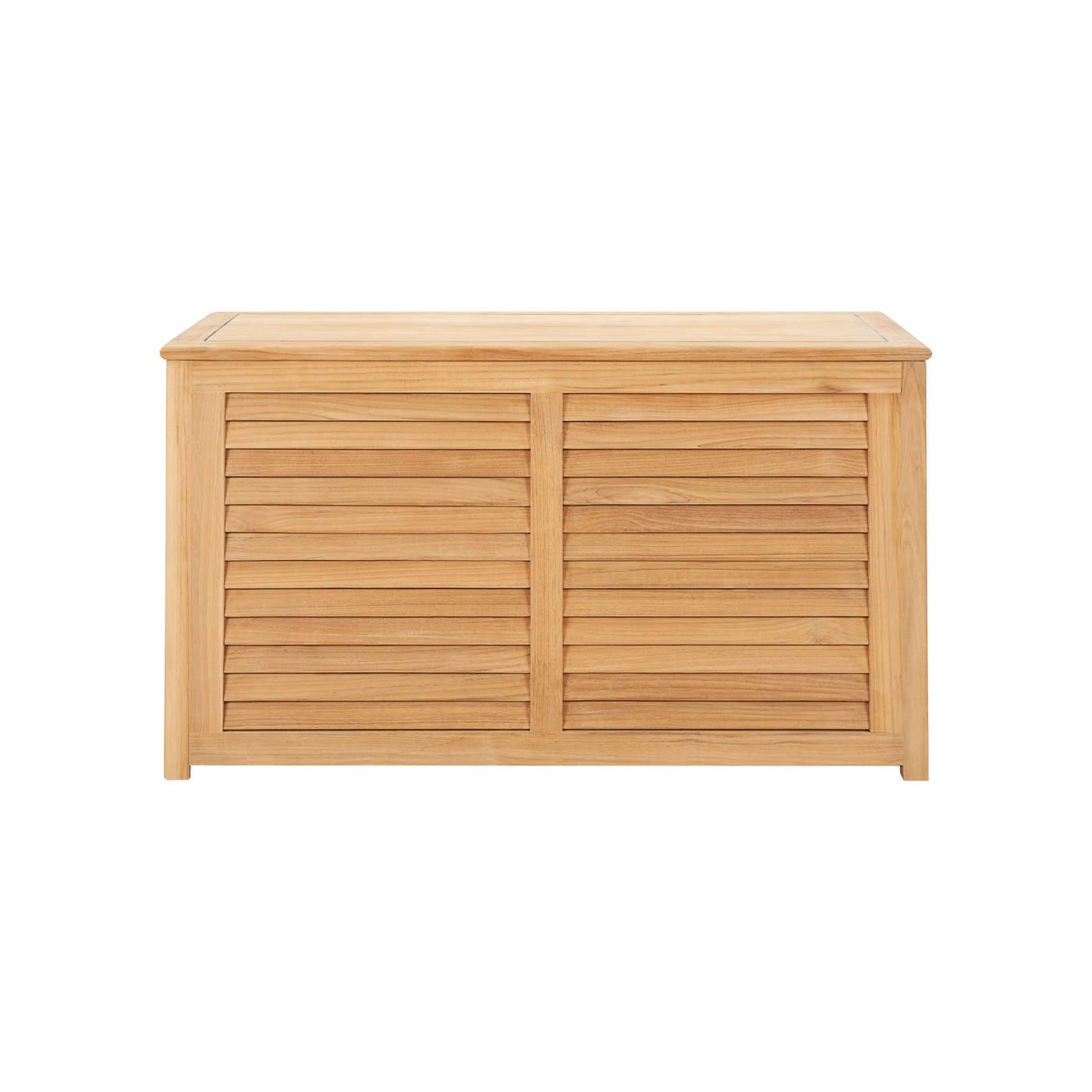 Poolside Teak Outdoor Storage Cushion Box