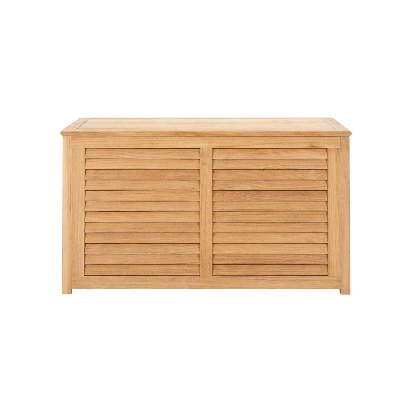 Poolside Teak Outdoor Storage Cushion Box