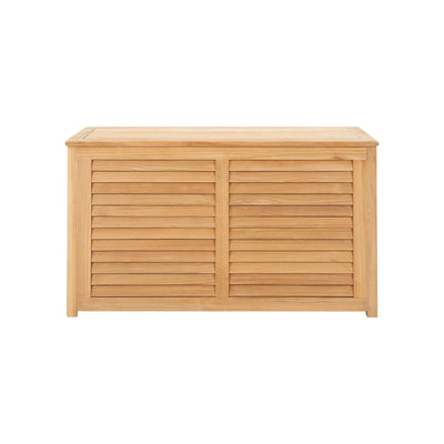 Poolside Teak Outdoor Storage Cushion Box