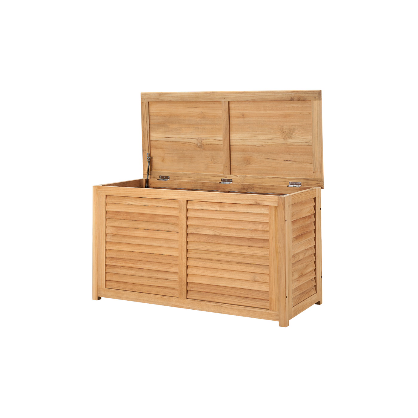 Poolside Teak Outdoor Storage Cushion Box
