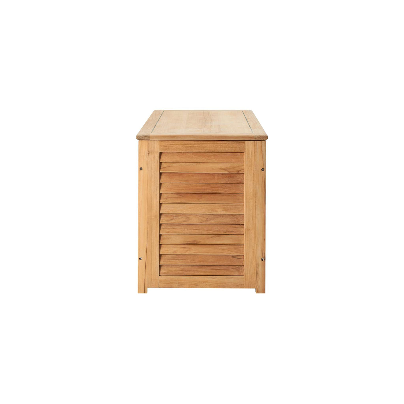 Poolside Teak Outdoor Storage Cushion Box