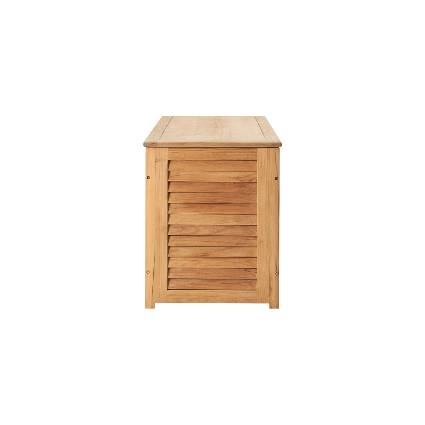 Poolside Teak Outdoor Storage Cushion Box