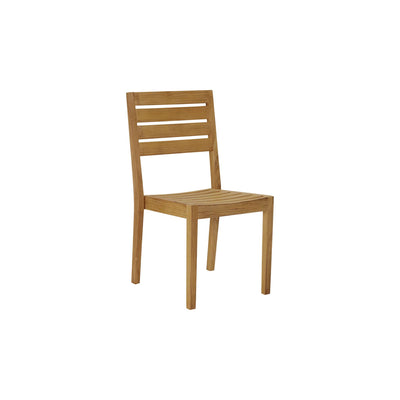 Venice Teak Outdoor Dining Stacking Chair (Set of 2)