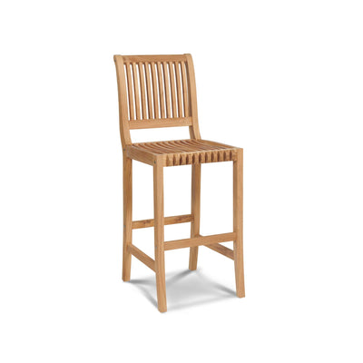 Palm Teak Outdoor Bar Height Dining Chair