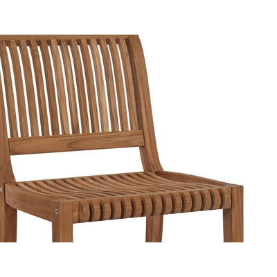 Palm Teak Outdoor Dining Chair