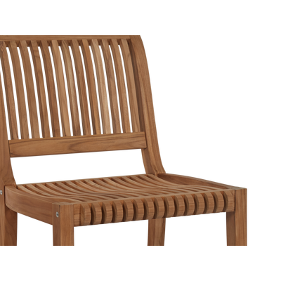 Palm Teak Outdoor Dining Chair