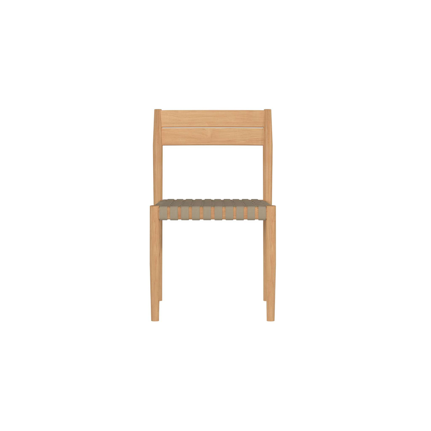 Siena Teak Outdoor Woven Stacking Armchair (Set of 4)