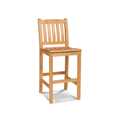 Oasis Teak Outdoor Bar Height Dining Chair