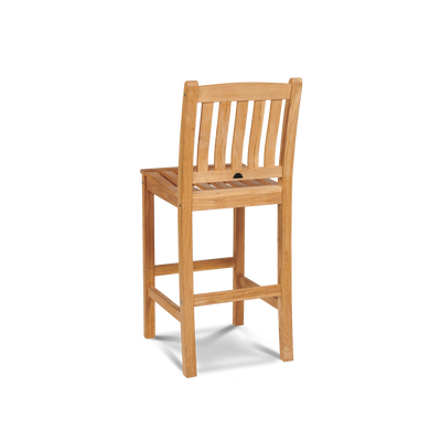 Oasis Teak Outdoor Bar Height Dining Chair