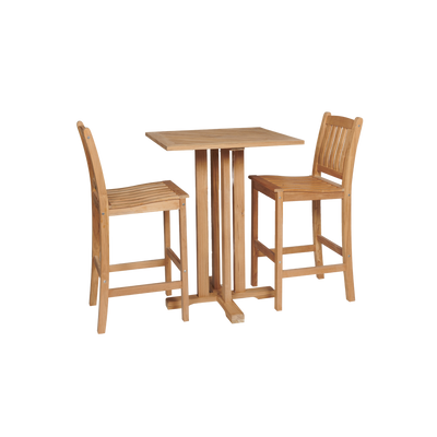 Oasis Teak Outdoor Bar Height Dining Chair