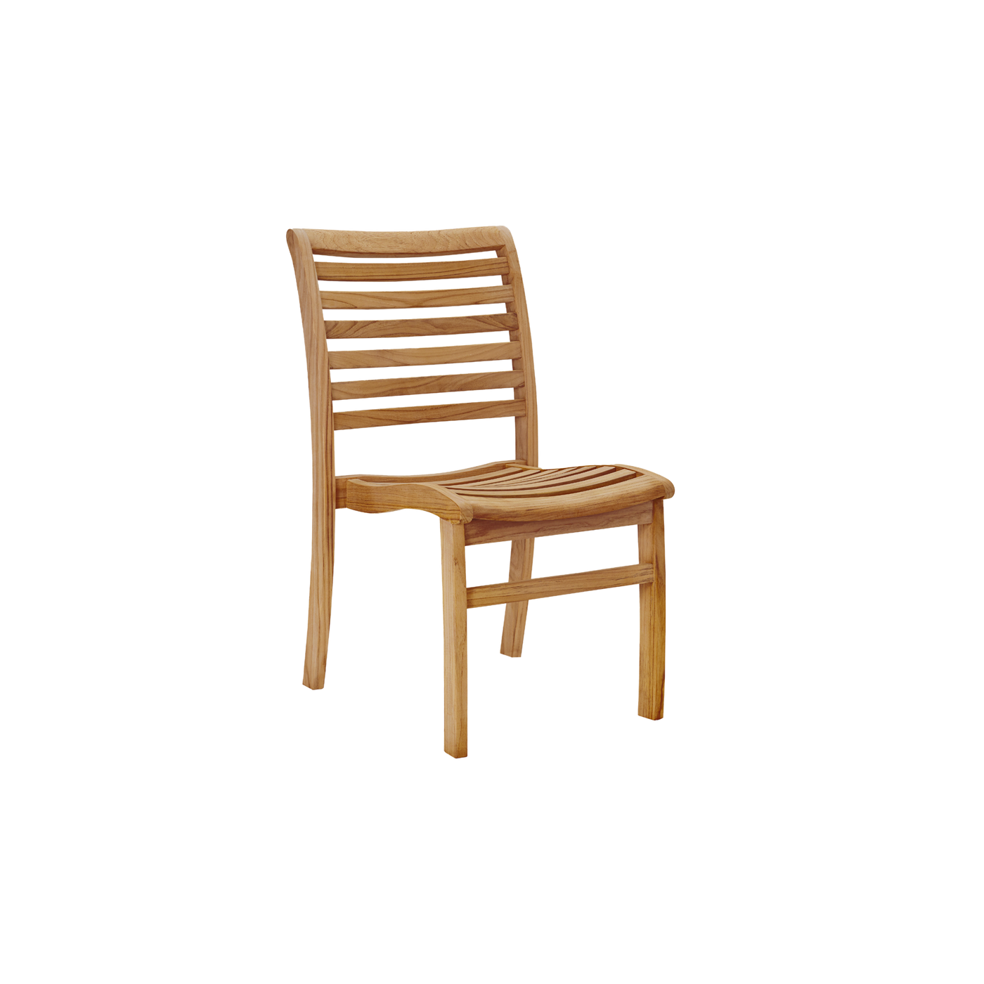 Birmingham Teak Outdoor Dining Stacking Chair (Set of 4)