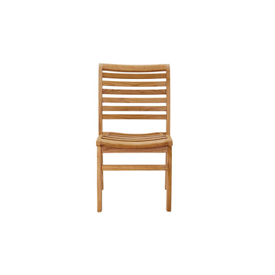 Birmingham Teak Outdoor Dining Stacking Chair (Set of 4)