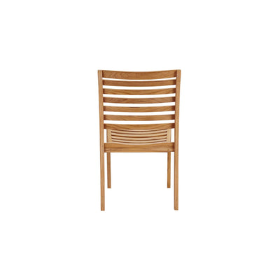 Birmingham Teak Outdoor Dining Stacking Chair (Set of 4)