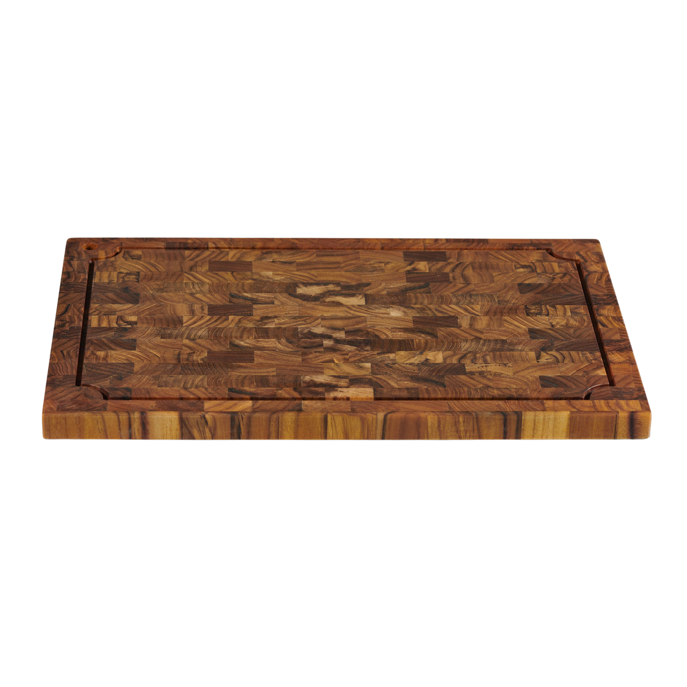 Rectangular Teak Cutting Board with Juice Groove