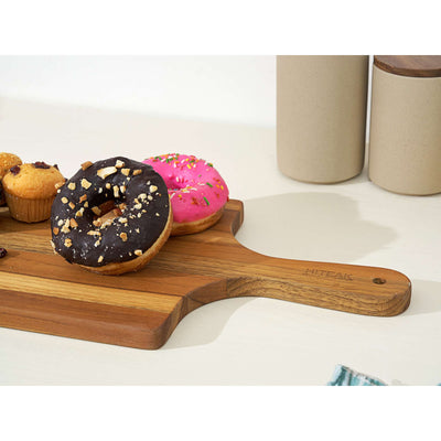 Rectangular Teak Cheese Board with Handles