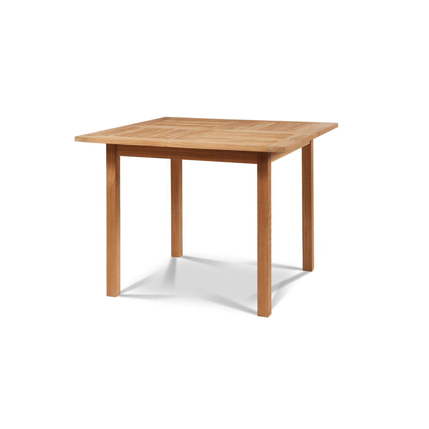 Birmingham 5-Piece Square Teak Outdoor Dining Set with Stacking Armchairs
