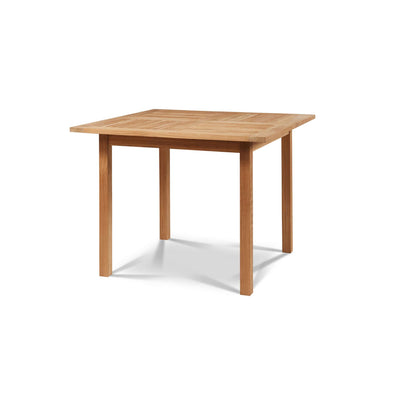 Birmingham 5-Piece Square Teak Outdoor Dining Set with Stacking Armchairs