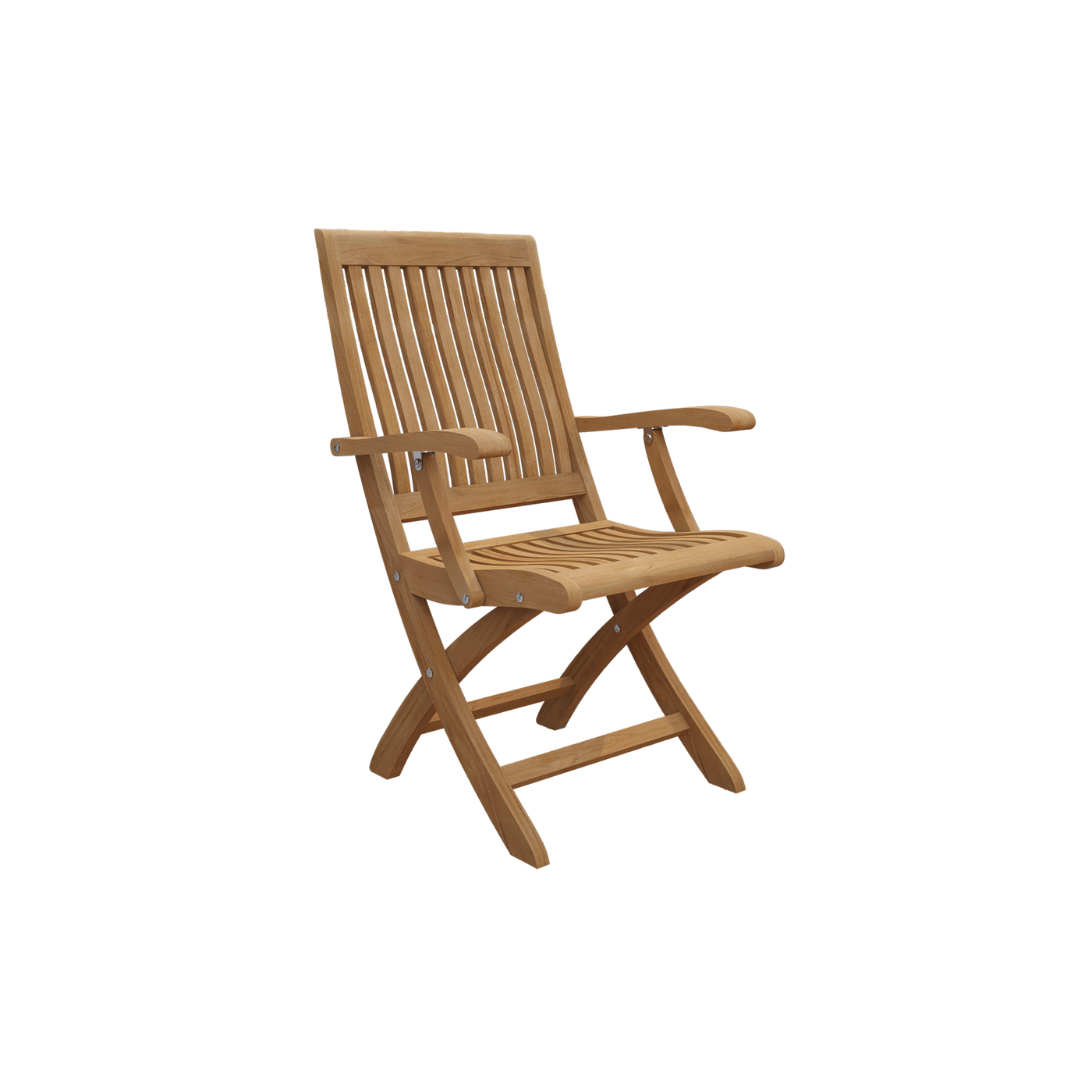 Devon 9-Piece Rectangular Teak Outdoor Family Dining Set with Extendable Table and Folding Chairs