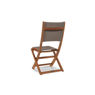 Dalton 9-Piece Teak Outdoor Family Dining Set in Black with Extensions and Folding Chairs