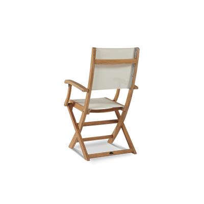 Dalton 9-Piece Teak Outdoor Family Dining Set in Black with Extensions and Folding Chairs