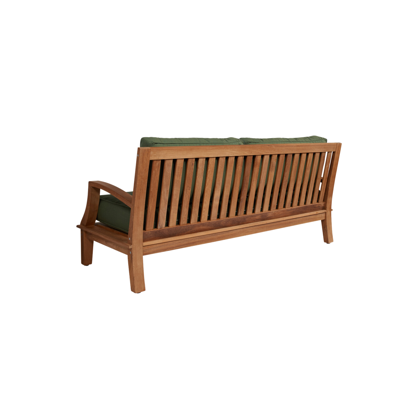 Grande 4-Piece Teak Outdoor Patio Deep Seating Set with Sunbrella® Canvas Cushion