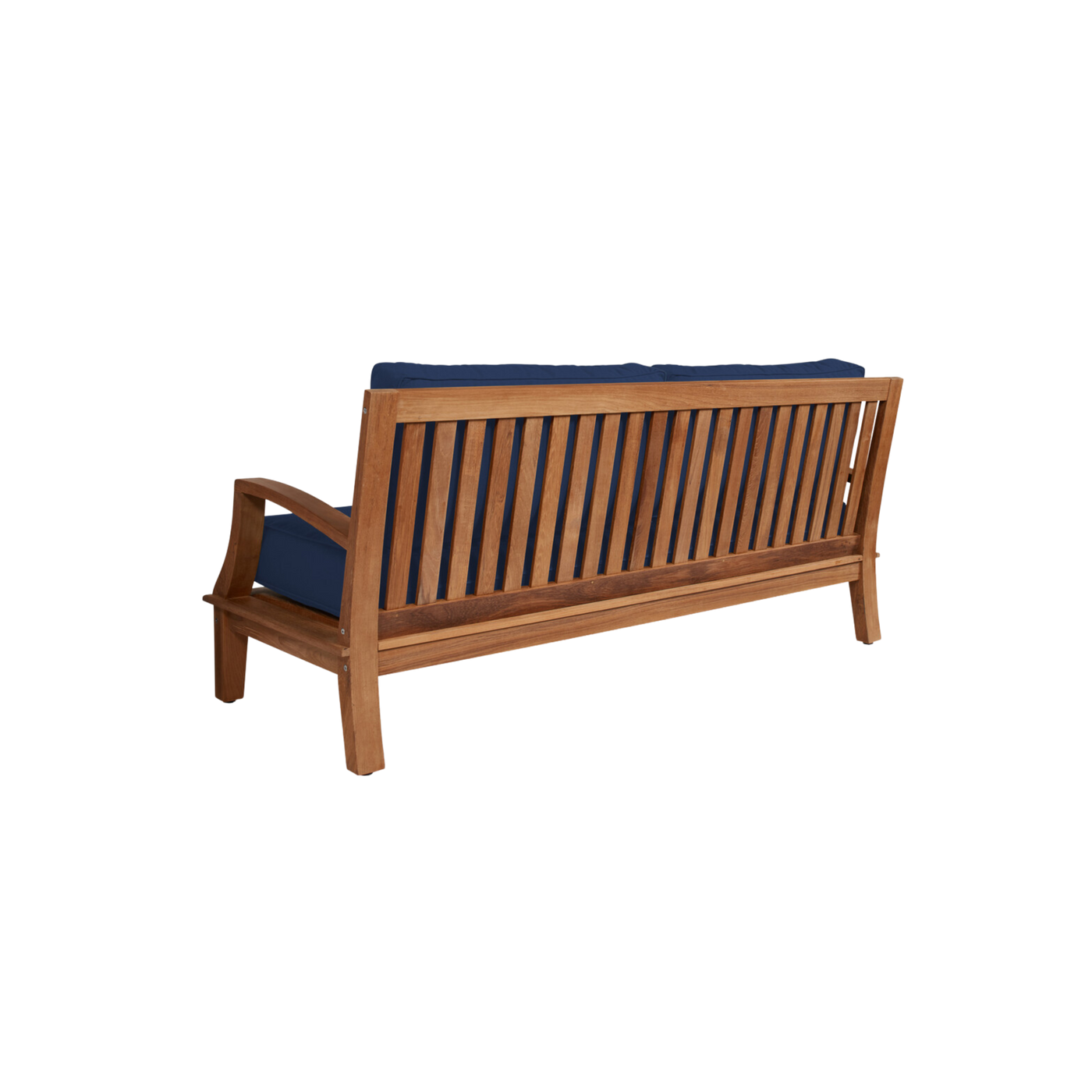 Grande 4-Piece Teak Outdoor Patio Deep Seating Set with Sunbrella® Canvas Cushion