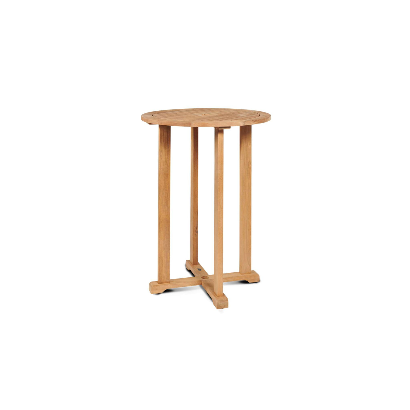 La Costa 3-Piece Teak Outdoor Round Bar Dining Set