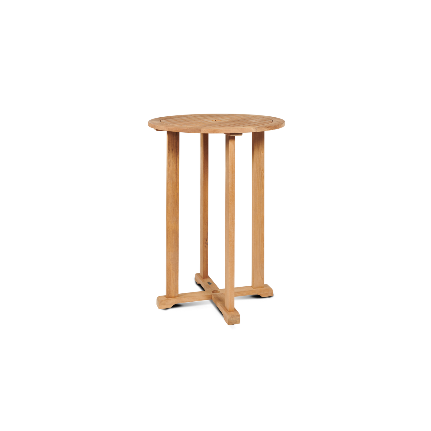 La Costa 3-Piece Teak Outdoor Round Bar Dining Set