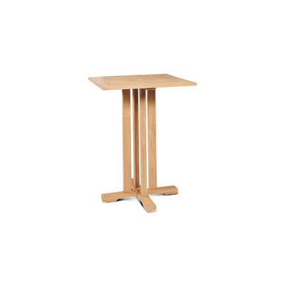 La Costa 3-Piece Teak Outdoor Round Bar Dining Set