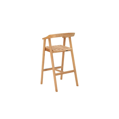 La Costa 3-Piece Teak Outdoor Round Bar Dining Set