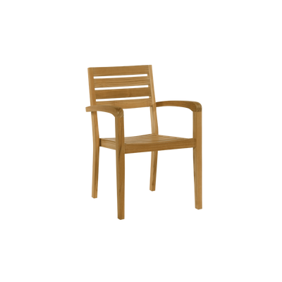 Manorhouse 9-Piece Rectangular Teak Outdoor Family Dining Set with Extendable Table
