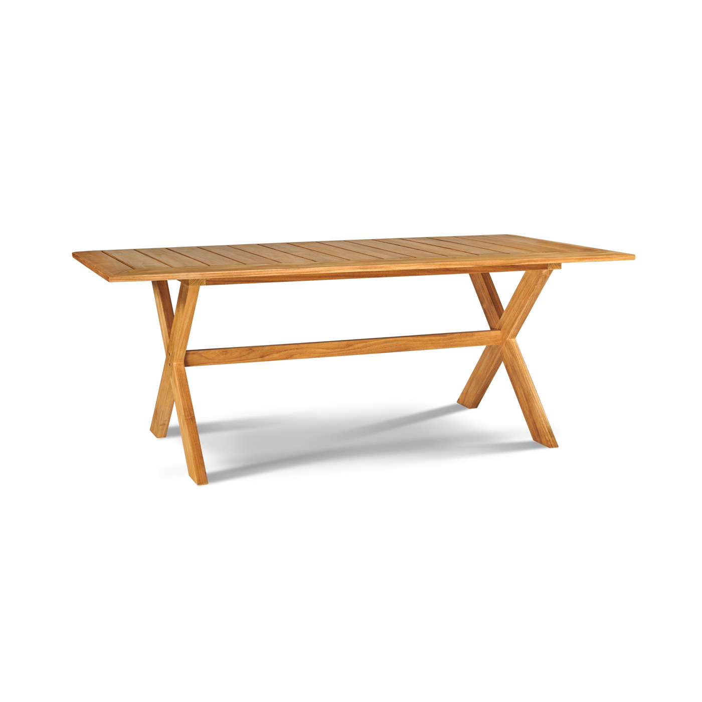 Oakville 3-Piece Rectangular Teak Outdoor Picnic Dining Set with Benches