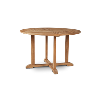 Palm 5-Piece Round Teak Outdoor Dining Set