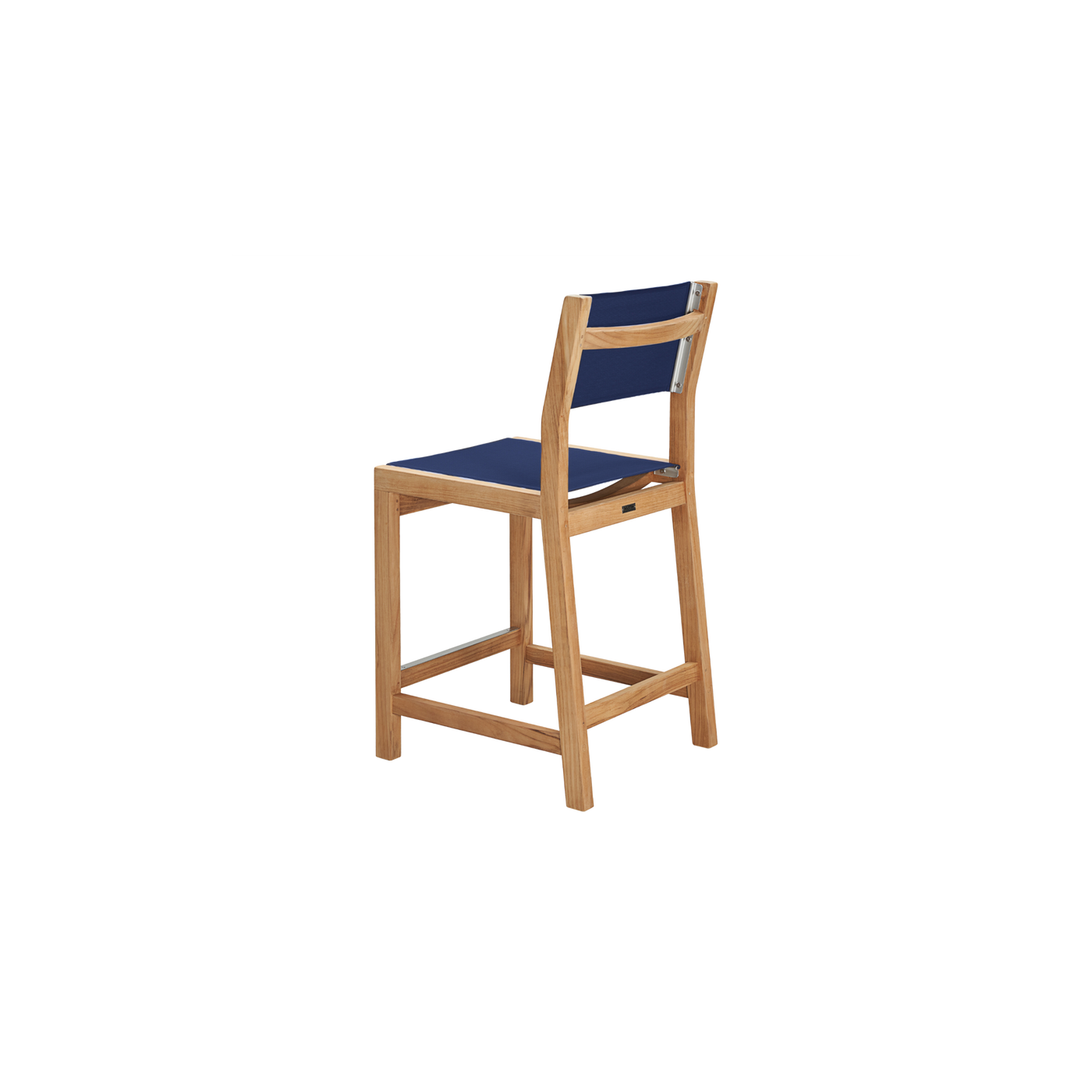 Pearl 7-Piece Rectangular Teak Outdoor Counter Height Dining Set in Black