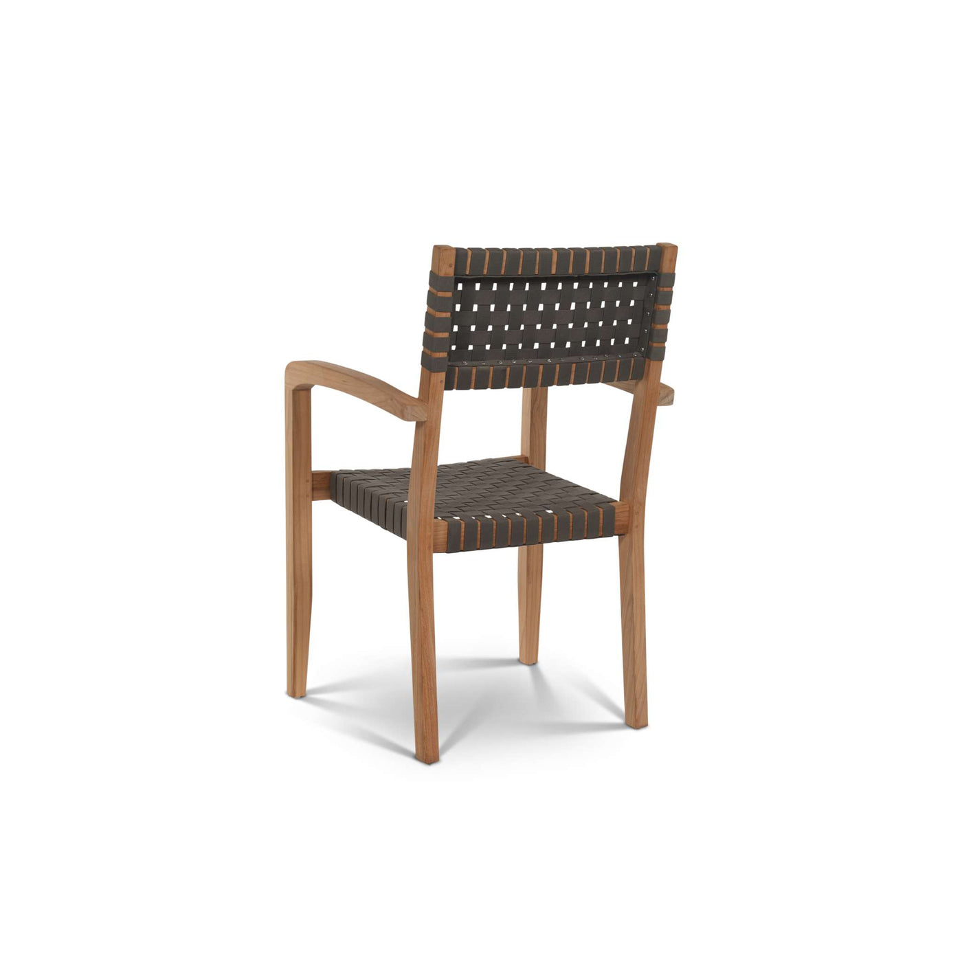 Cambria 7-Piece Rectangular Teak Outdoor Dining Set with Stacking Armchairs