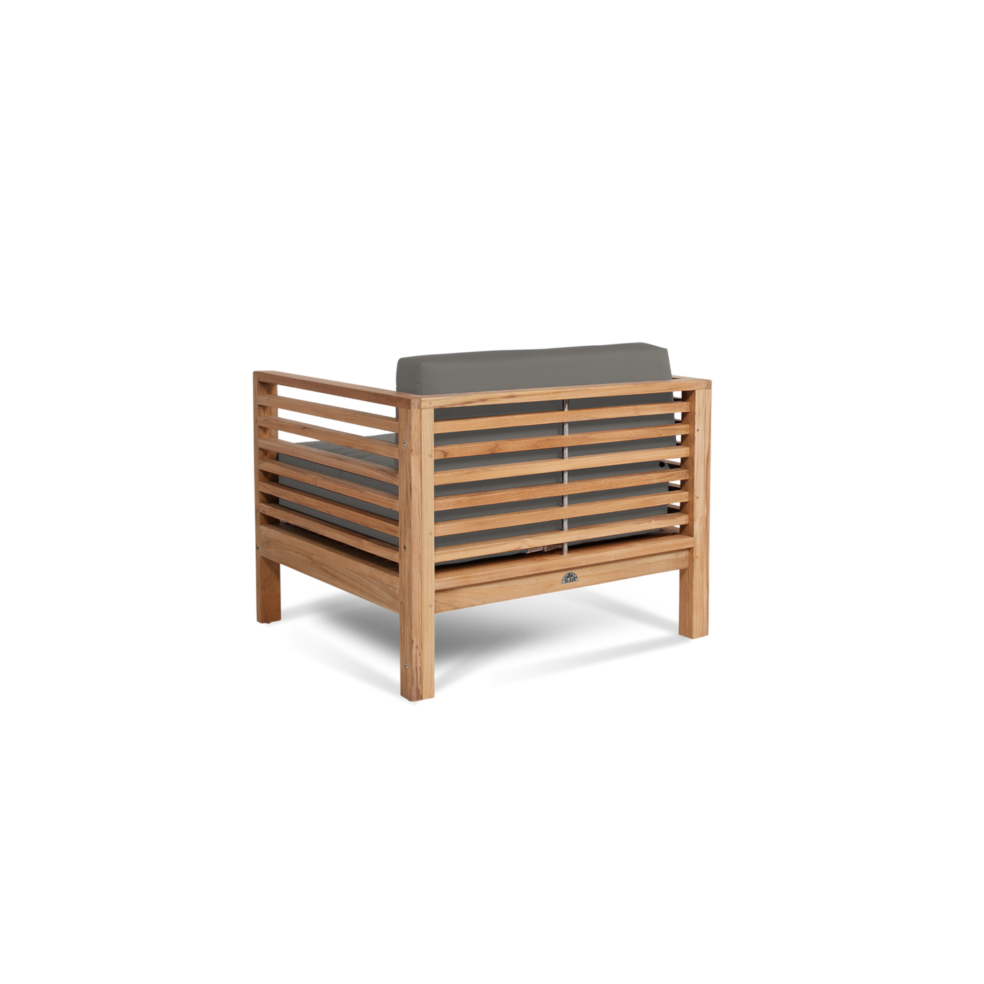 Summer 5-Piece Teak Outdoor Patio Deep Seating Set with Subrella Canvas Cushion