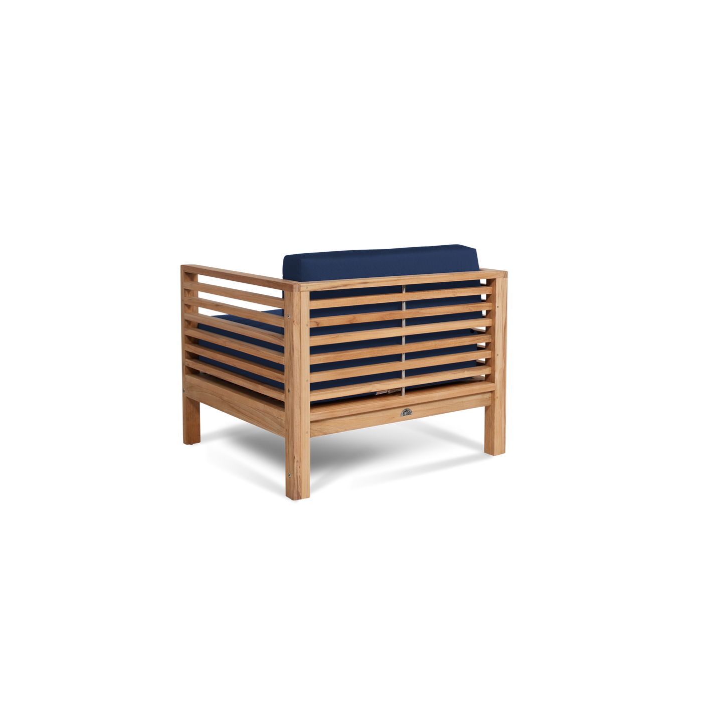 Summer 5-Piece Teak Outdoor Patio Deep Seating Set with Subrella Canvas Cushion